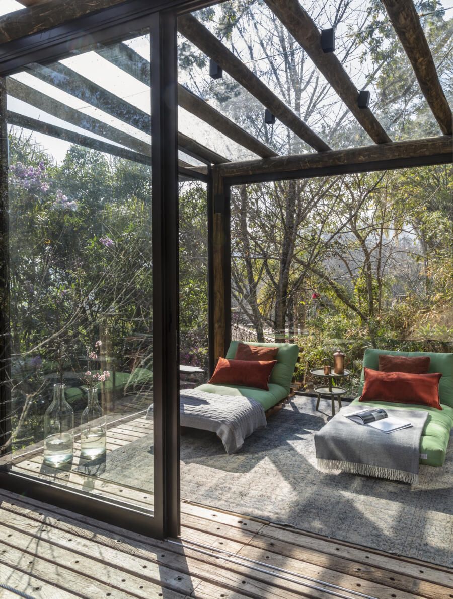 Casa de montanha sustentável