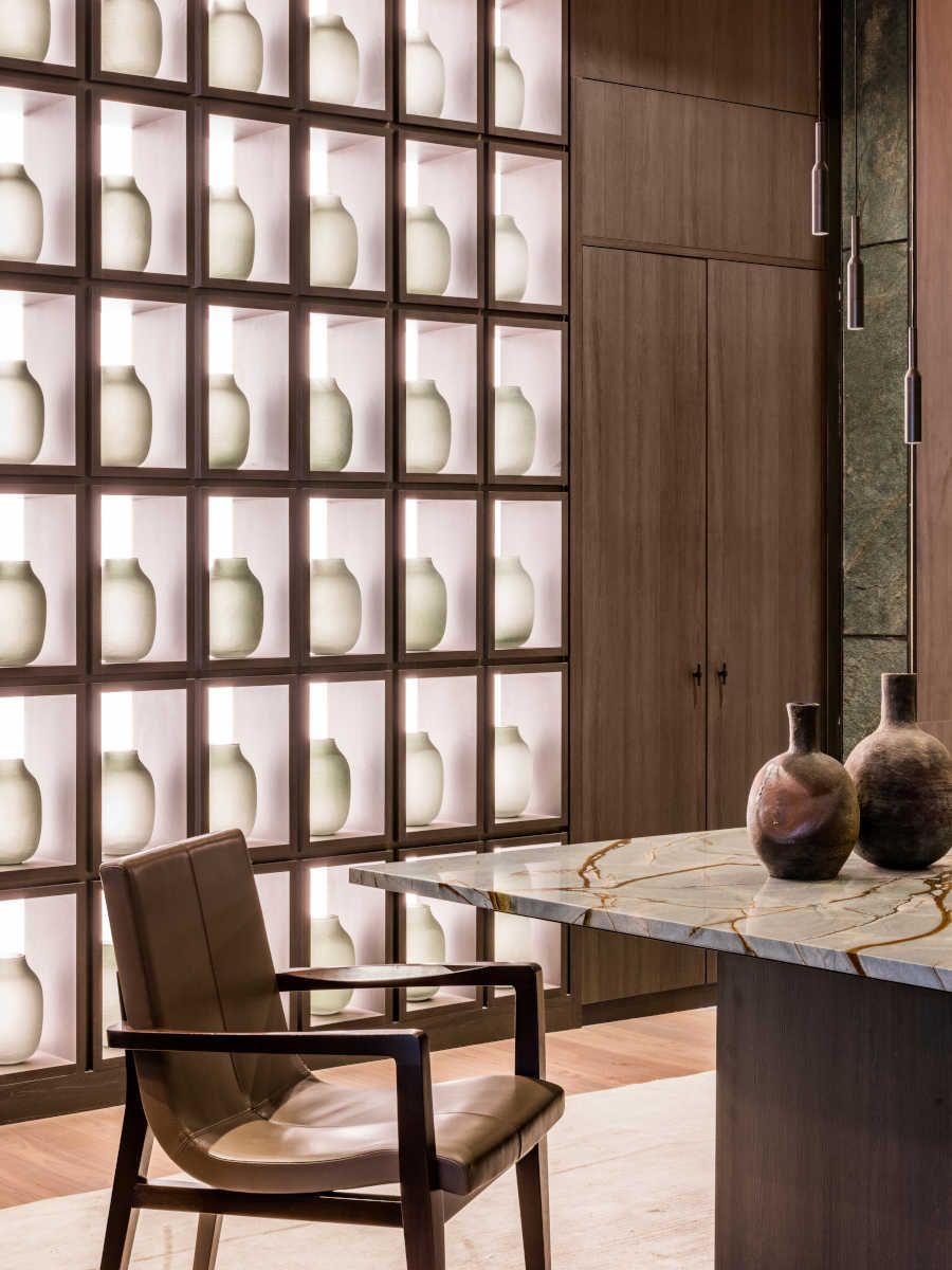 Área gourmet ampla e intimista CasaCor