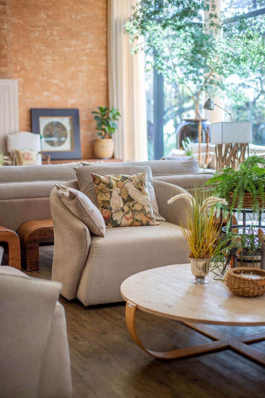 Poltronas Century em casa de campo