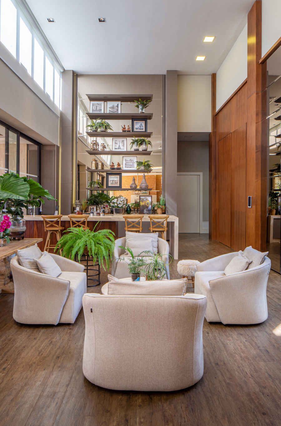 Poltronas Century em casa de campo