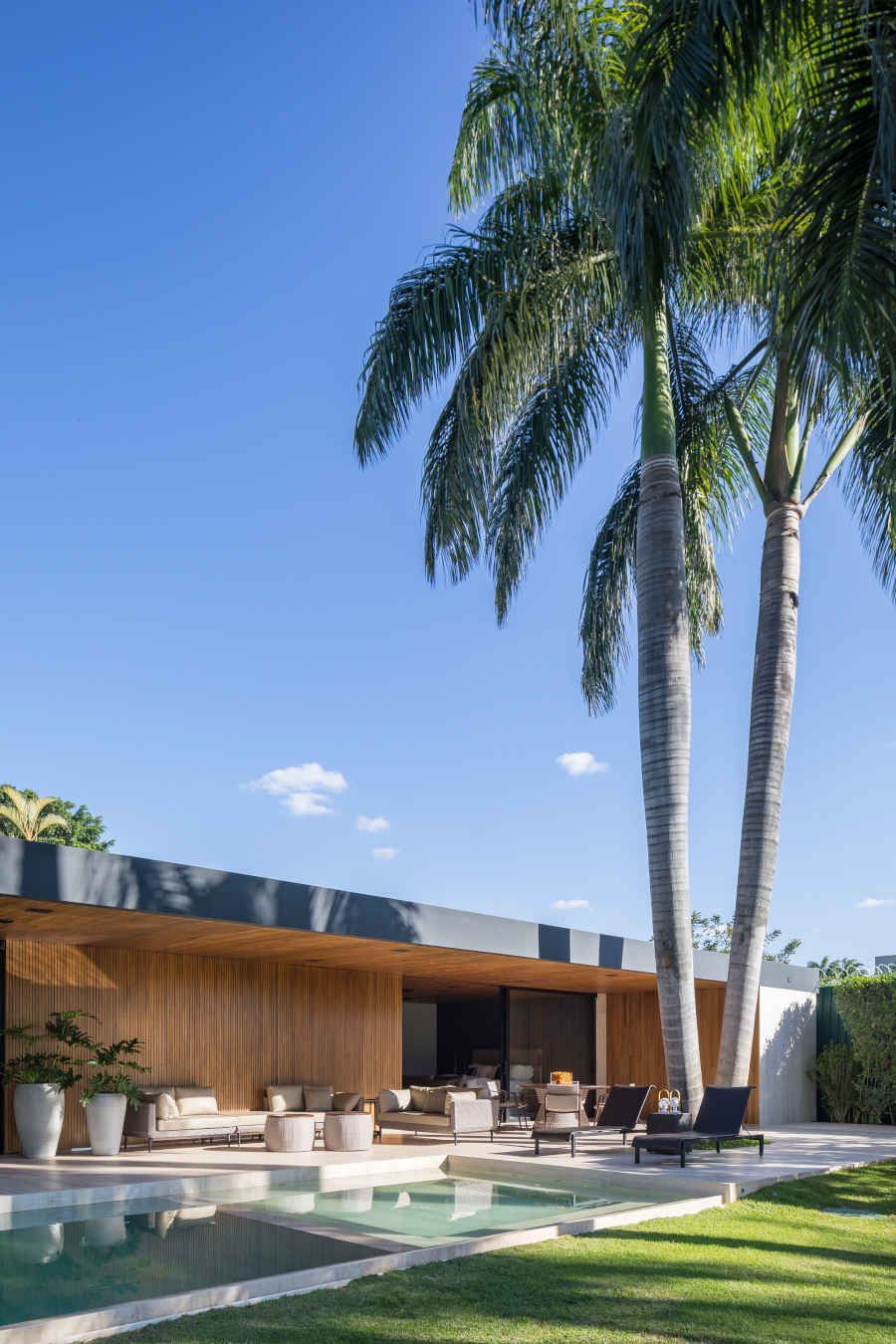 Área de piscina integrada